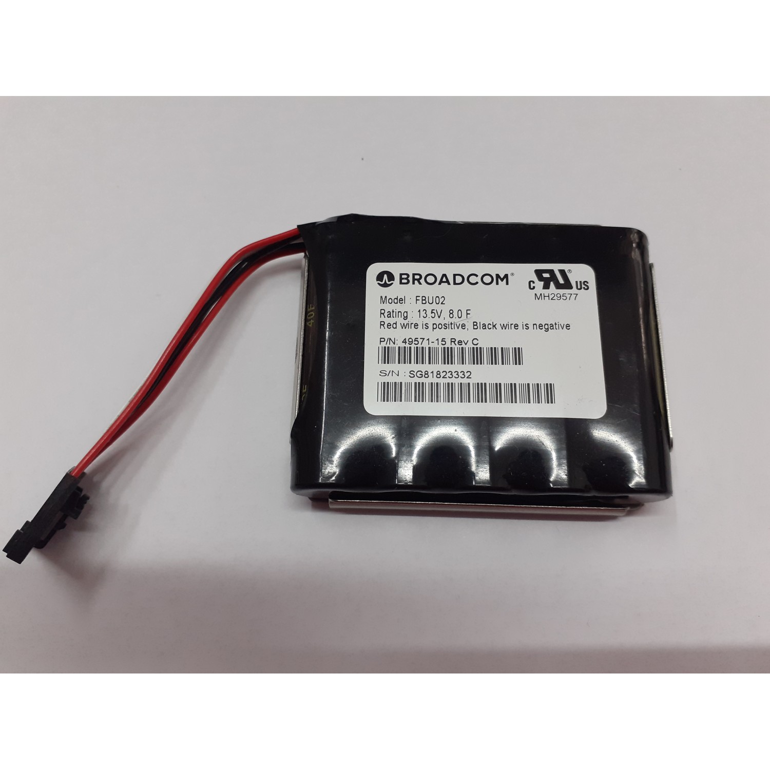 Baterie RAID Broadcom FBU02 13.5V 8.0F 49571-15